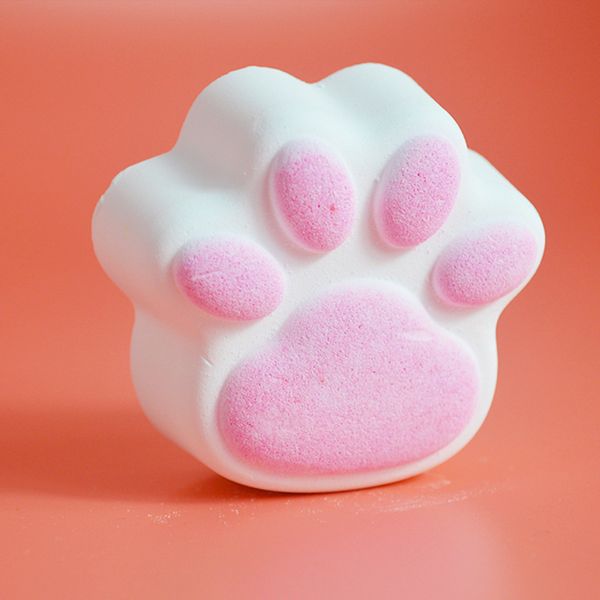 Wholesale cat&#039;s paw bath salt ball fragrance cute