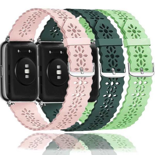Silicone Strap For Huawei Watch Fit 2 correa Smartwatch Band Replacement Wristband waterproof Bracelet Fit2 watchband Accessorie Z240824