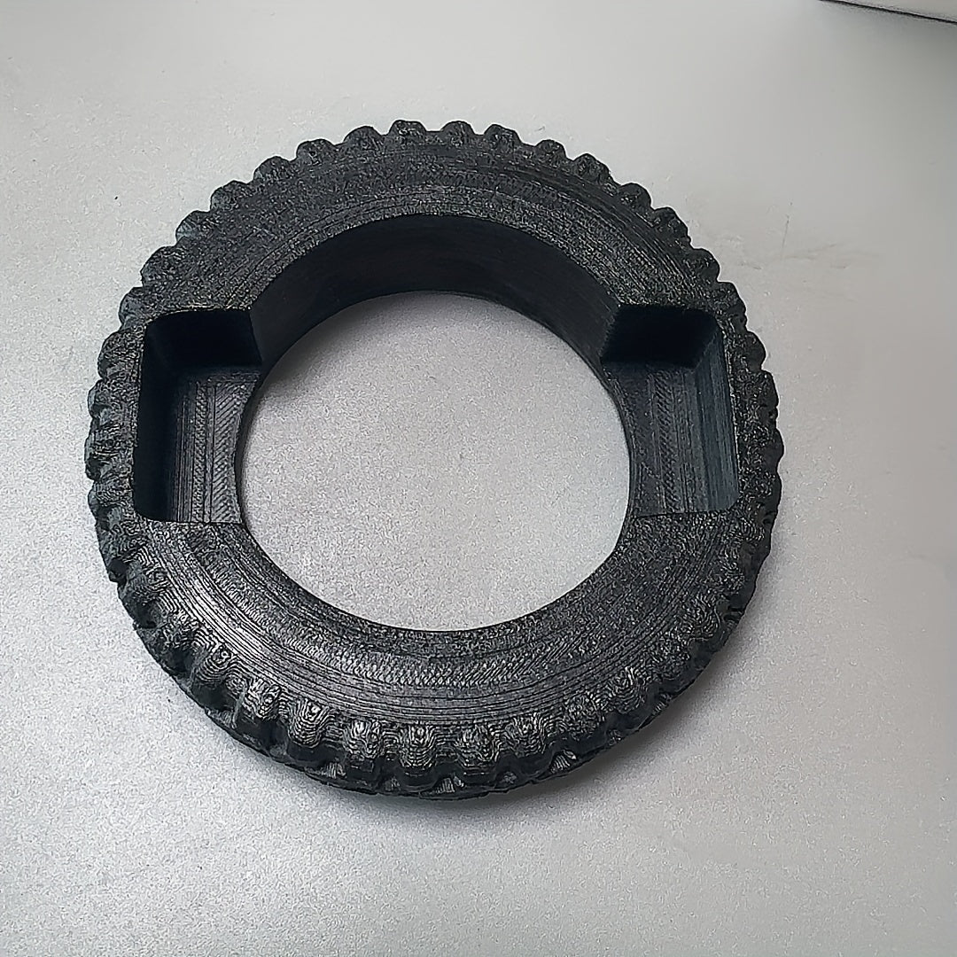 TEMU Creative Tire Tread Design Business Card Holder, Abs Resin Craft, Unique Office Desktop Organizer, Novelty Gift