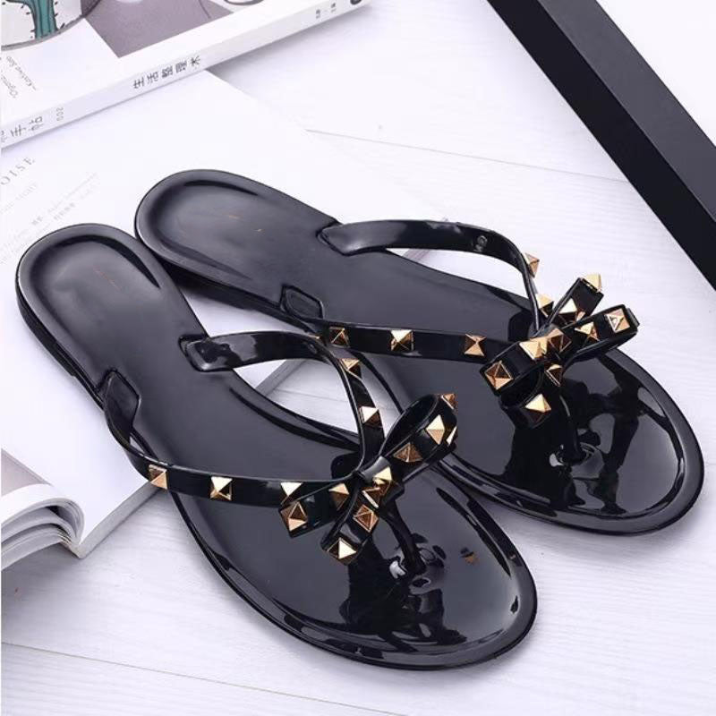 5AA designer sandals for women slides sliders claquette black white ladies beach sandal leather slippers patent mens slipper womens Thick bottomed s