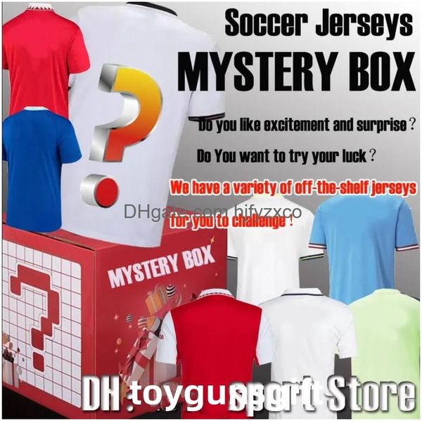 Soccer Jerseys 22 23 Mystery Box Fans Player Version Any Teams Shorts Season Pants Football Shirts Men Kids Kits Thai Drop Delivery Sp Dhbde