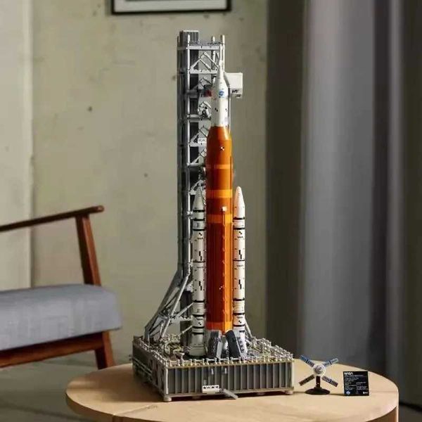 Blocks Hot Toys 2024 New 10341 Artemis Space Launch System Building Blocks Mars Exploration Model Building Blocks Childrens Adult ToysY24110