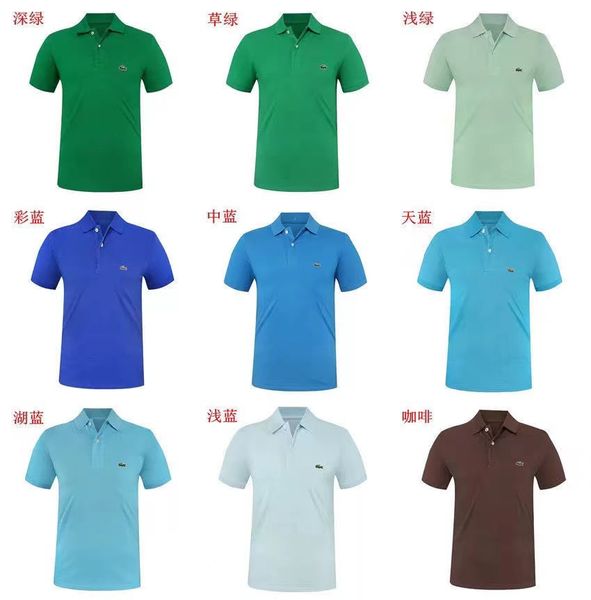Top Crocodile Embroidery Polos Shirt High Quality Brand new Mens Short-Sleeve Solid Polo tshirt Men Polo Homme Slim Men Clothing Camisas Pol