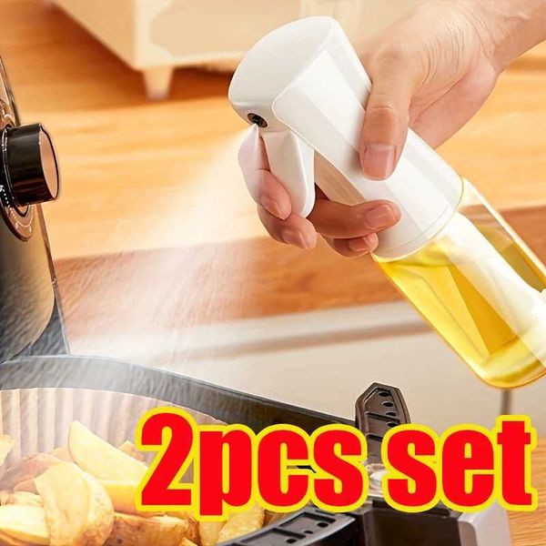 BBQ oil spray cooking oil spray polishing machine 200-300-500ml kitchen olive camping baking storage bottle vinegar soy sauce Y241202