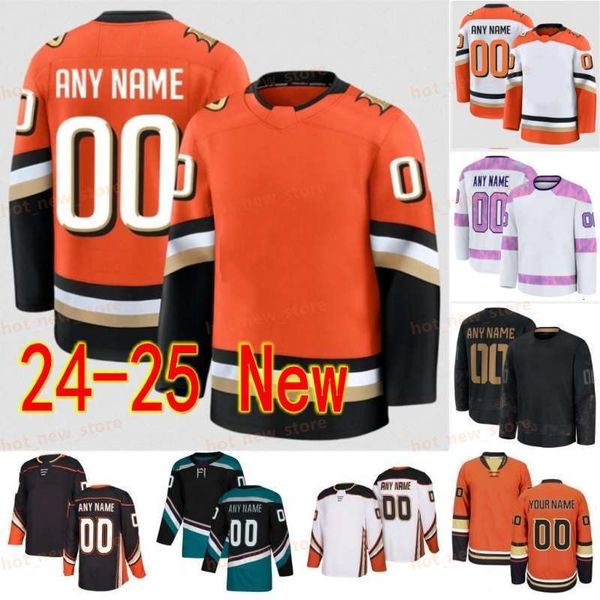 2024-25 New Trevor Zegras Hockey Jerseys Leo Carlsson Troy Terry mighty Ryan Getzlaf Gibson Cam Fowler Ryan Strome Paul Kariya Radko Gudas C
