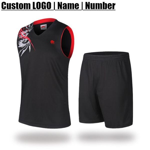100set Custom LOGO&Name&Number,Adult Man Pro Basketball Jersey Sets,Kid&Child Boy Sports Clothes (T-Shirt+Shorts),Training&Match