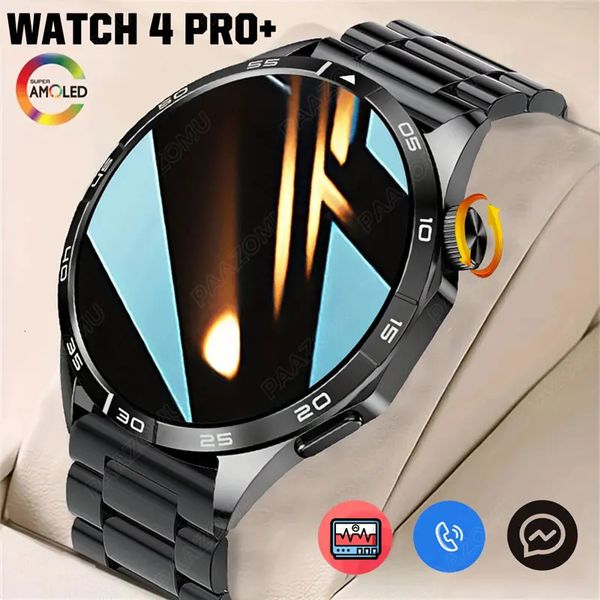 2024 For Smart Watch Men Watch 4 Pro 1.50 Inch HD Screen Bluetooth Call Health Monitoring Smartwatch Watch 4 250106