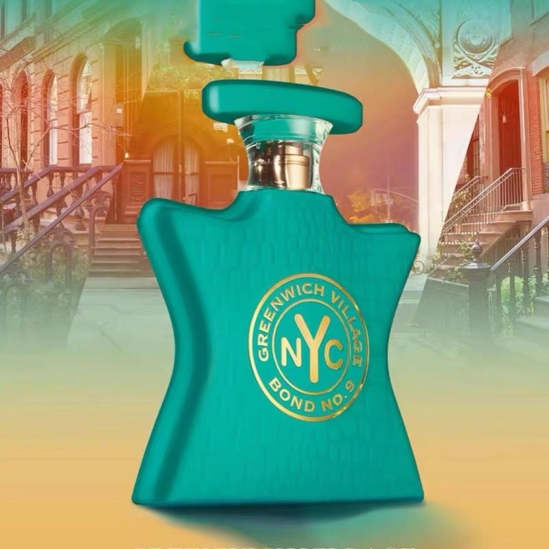 100ml NYC Bond No9 Perfume Fragrance Greenwish Village Bleecker Street Parfums 3.3oz New York Eau De Parfum Long Lasting Smell Brand EDP Cologne Spr