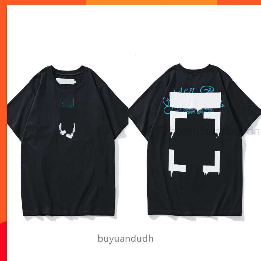 Men&#039;s jacket Fashion Offs t Shirts Brand Designer Cotton Short Sleeves Couples of Luxury Mens Tops T-shirt Casual Summer Tee Women Tshirts Arro
