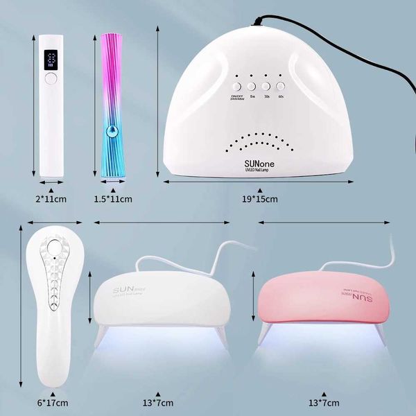 1PC Portable Mini Nail Lamp UV LED Light Gel Rechargeable Portable Gel Nail Polish Dryer Lamp Nail Manicure Tool Equipment Light Y240801