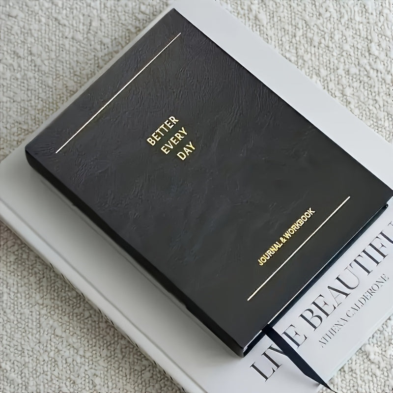 TEMU 1pc A5 Diary Notebook For Work, Travel, Business, School, And Other Purposes - University Standard Notebook - Men's And Women's Hardcover