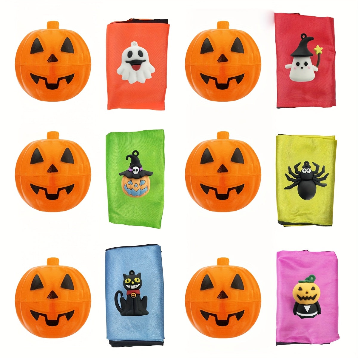 TEMU 6 Pack Halloween Parachute Toys In Halloween Pumpkin For Kids Boys Girls Halloween Party Favors Halloween Treat Bags Gifts