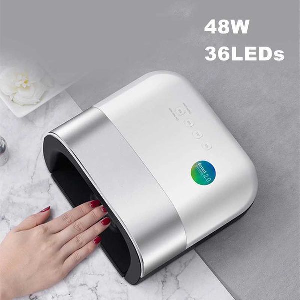 UV 3 nail dryer intelligent 2.0 48W UV LED light nail with intelligent timer memory invisible digital timer display nail dryer M241123