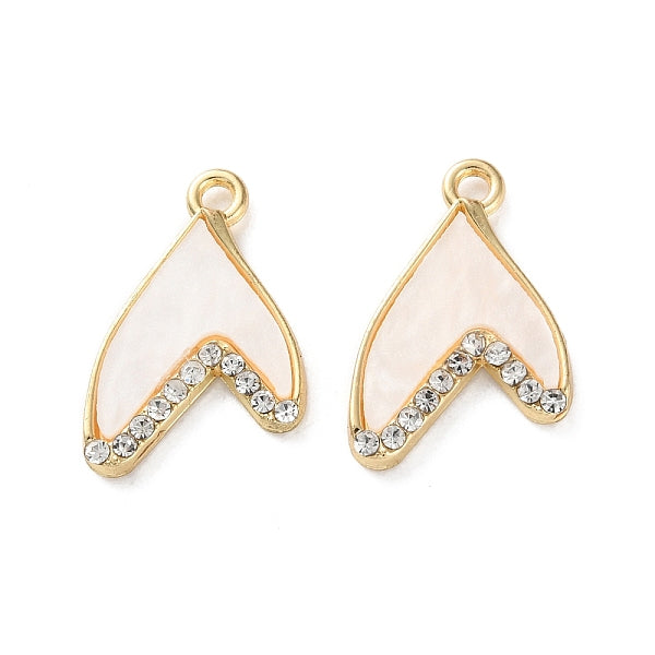 Pendentifs acryliques en alliage de placage de rack