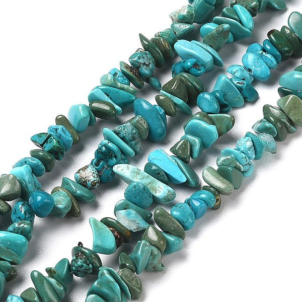 Natural Turquoise Chip Beads Strands
