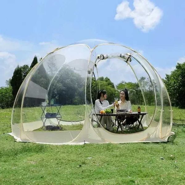 Transparent Cam Tent 4-8 Person Star Dome Tent Portab Spherical Tents 360 Degree Panoic Window Outdoor Sun Room TentsXJ241217