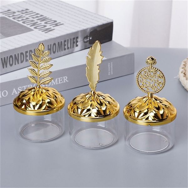 Gift Wrap 12pcs Clear Plastic Candy Gift Box with Feather Lid Jewelry Storage Organizer for Party Birthday Wedding Christmas Baby Shower 220