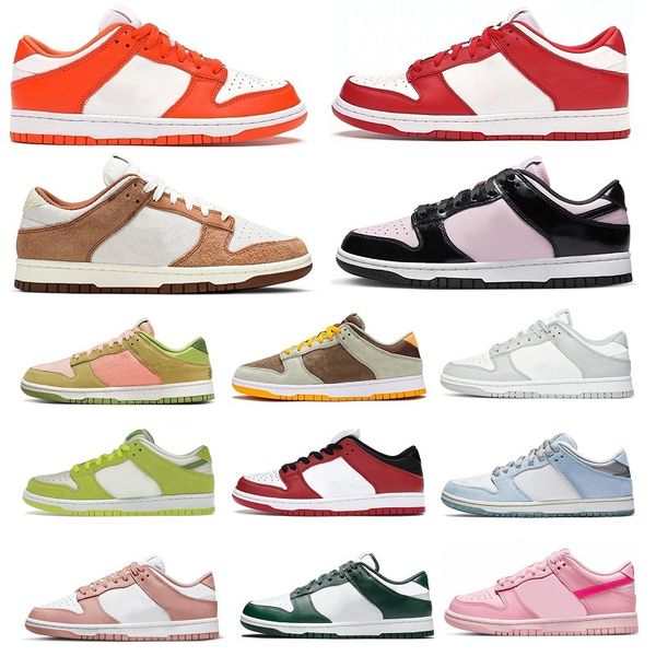 Designer Casual Shoes Panda black white rose whisper Pink Grey Fog Candy Kentucky Trail Medium Olive Court Purple trainers sneakers