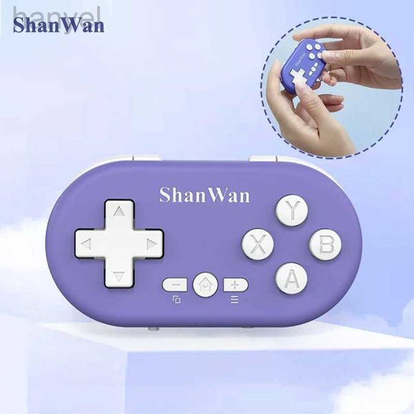 Game Controllers Joysticks Shanwan Micro Wireless Bluetooth Controller Pocket-sized Mini Gamepad for Switch-Android-iOS and Windows Easy to