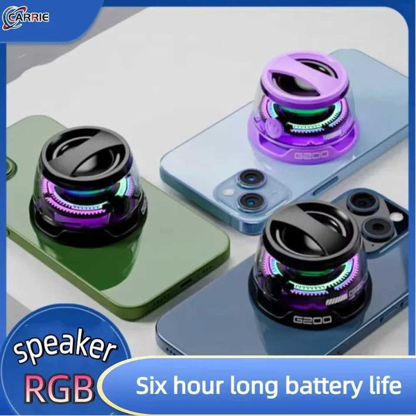 Magnetic Portable Speaker G200 Mini Sound Box Magnetic Mtifunctional Rgb Speaker 5.3 Z241224