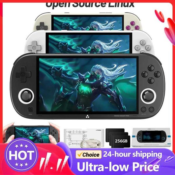Trimui Smart Pro Handheld Game Console 4.96IPS Sn Linux System RGB Joystick Video Game Console Gift 30000+ GamesXJ241204