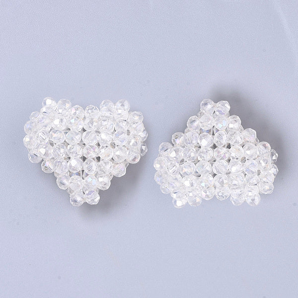 Placage acrylique perles tissées