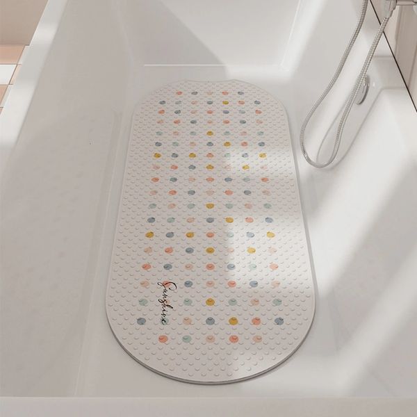 PVC anti slip bathtub pad with suction cup large bathtub safety shower floor mat 40x100cm 241209