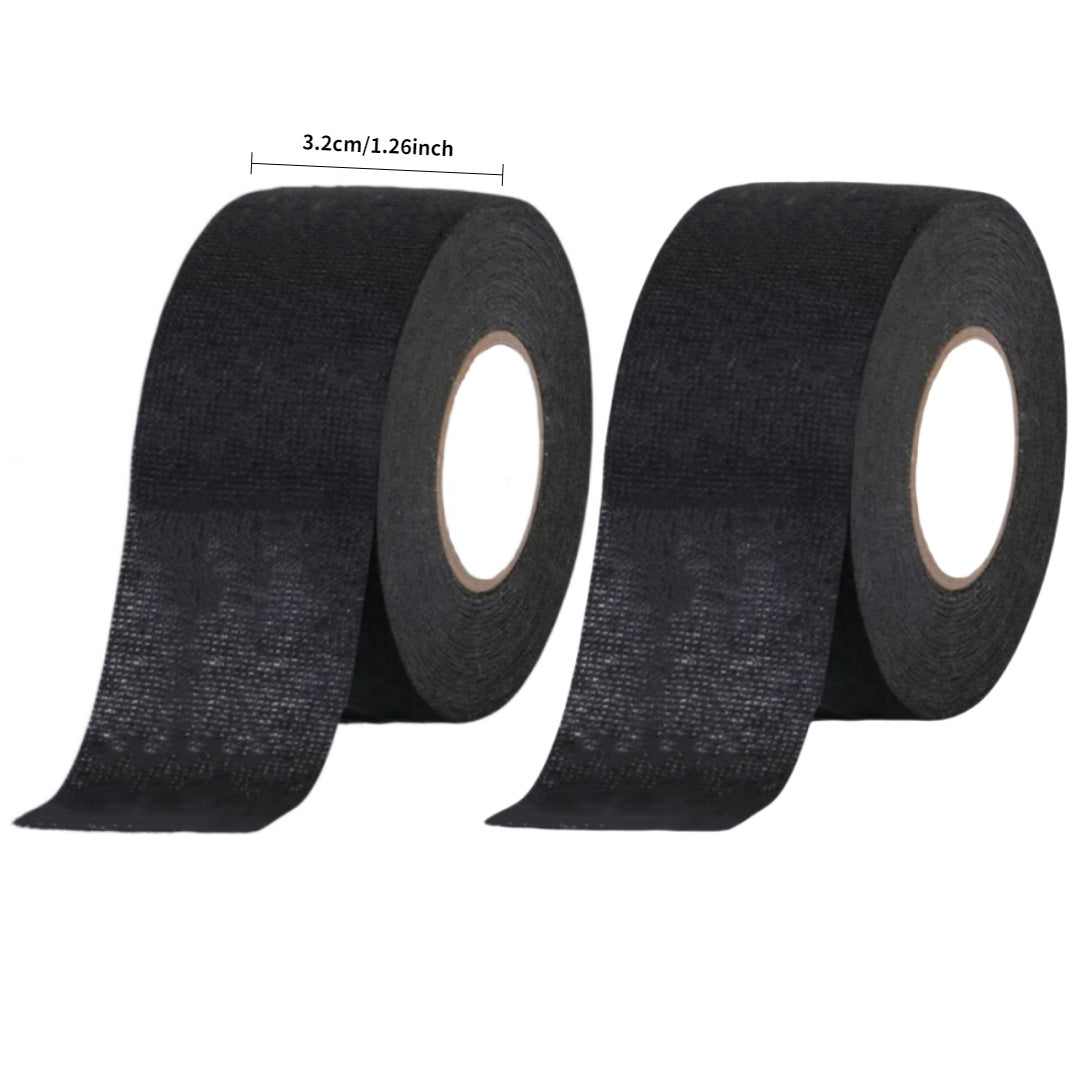 TEMU 2pcs 32.8ft Electrical Tape Heat-resistant Harness Bundle Insulation Auto Wiring Cable Organizer Adhesive Tapes