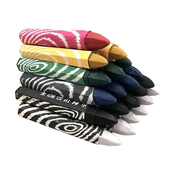 50Pcs Lumber Crayons Bulk Wax Tire Marker Drawing for Marking on Metal Wood Carton Ceramics Glass Plastic 231220