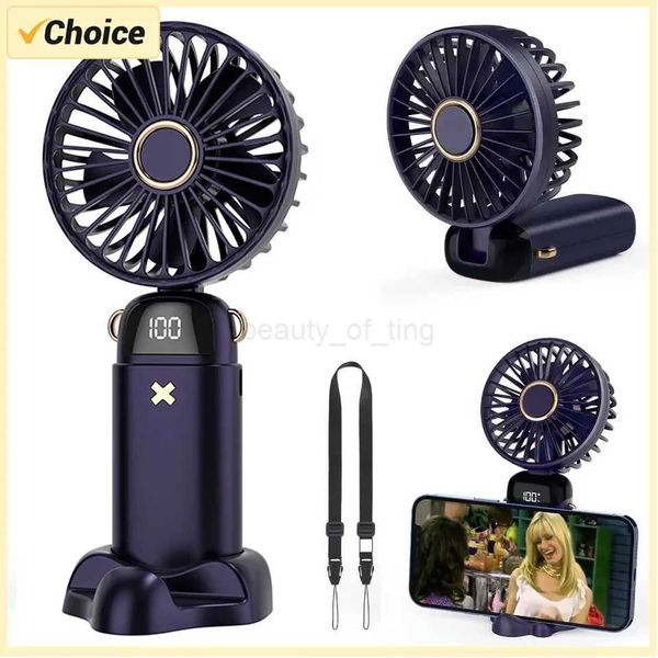 Home Office Desktop Electric Fan Portable Air Conditioner Mini Cooler Rechargeable Neck Fans Free Shipping Hand Usb FanCL240712