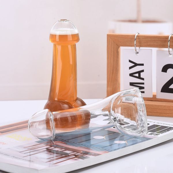4 Creative Cocktails Beer Glass Wine Perfect Gift Bar Decoration Universal Funny Cup Bridal Shower Mother Hen Night Penis 240806