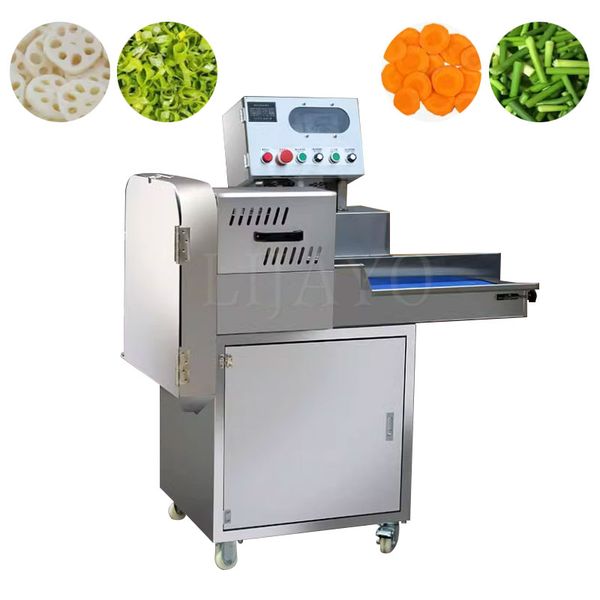 Industrial Stainless Steel Multifunctional Cabbage Fruit Slicer Potato Onion Cutter Vegetable Cutter With Conveyor
