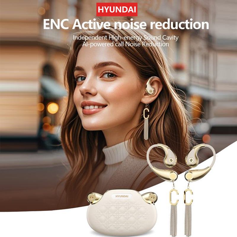 HYUNDAI Fashionable Earphones with Handbag-Style Light Luxury Design Comfortable Lower Power Use Travel Ready Perfect Gift for Girlfriend YX49