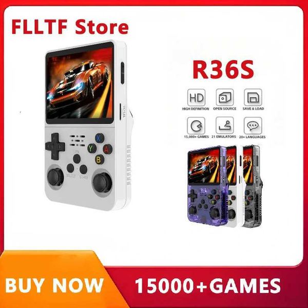 R36S Retro Handheld Video Game Console Open Source Linux System 3.5 Inch IPS Sn Portable Pocket Video Player 128GB Games Z241230