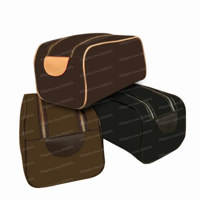 Designer Cosmetic Bags KING SIZE TOILETRY BAG Men Extra Large Wash Bags Luxury Make Up Cosmetic Toilet Pouch Women Beauty Makeup Case Pochette Doubl