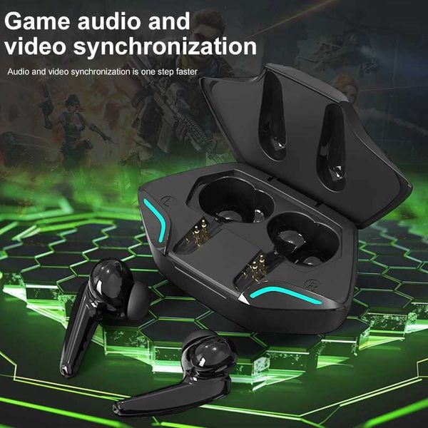 Cell Phone Earphones Wireless Earphone HIFI Stereo Sound Bluetooth 5.3 Headphone Sport TWS in Ear Earbuds Noise Cancelling Waterproof Headse