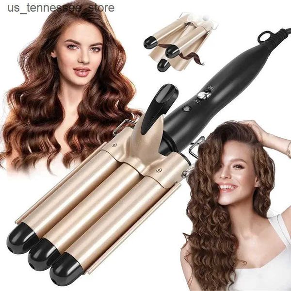 Hair Curlers Straighteners Professional Hair Curling Iron Ceramic Triple Barrel Hair Curler Irons Hair Wave Waver Styling Tools Hair Styling