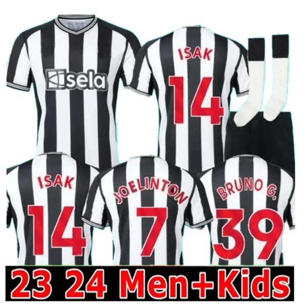 kids kit 22 23 24 130th anniversary Newcastles NEW CASTLE Soccer Jerseys boys BRUNO G. JOELINTON Football T Shirts years ISAK NUFC Uniteds M