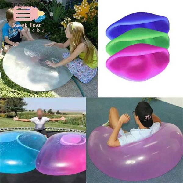 Sports Toys Hot selling durable bubble ball inflatable fun transparent bubble ball inflatable ball creative childrens big light ball toy L24