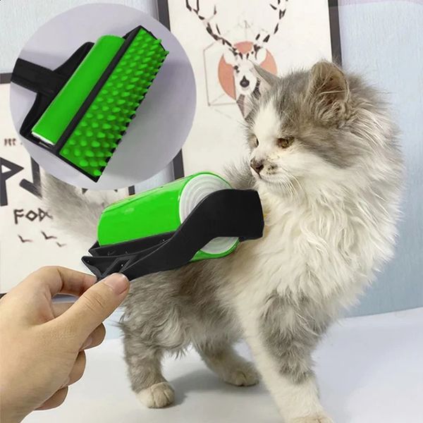 Reusable washable adhesive Lint roller for pet hair car seats and pet supplies 240810