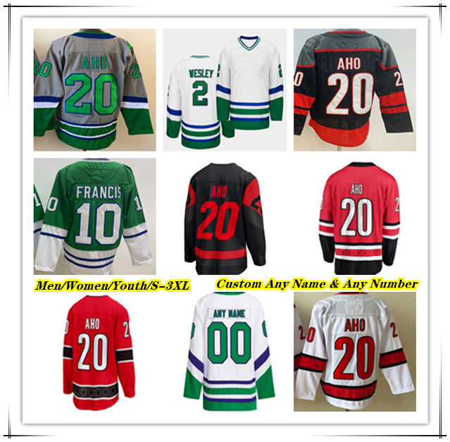 Sebastian Aho Hockey Jersey Martin Necas Seth Jarvis Michael Bunting Teuvo Teravainen Brady Skjei Stefan Noesen Brent Burns Andrei Svechnikov Staal
