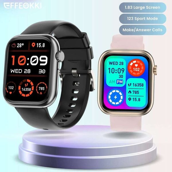 Woman Smarthwhatch Men&#039;s Watches Smartwatches Man Watch 1.83 Inch-Make Answer Call-123 Sports Modes Waterproof Korean Support