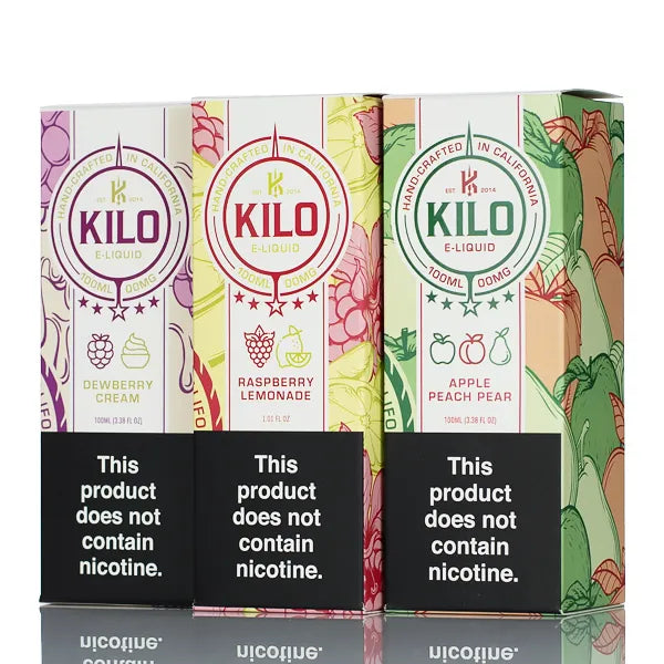Kilo E-Liquids - No Nicotine Vape Juice - 100ml