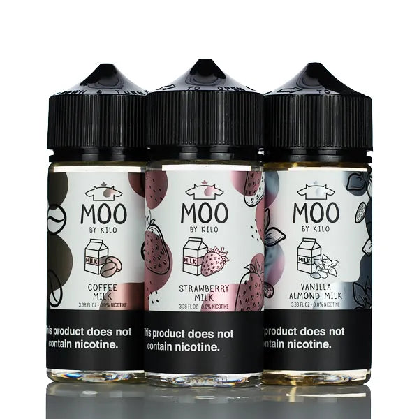 Moo E-Liquids - No Nicotine Vape Juice - 100ml