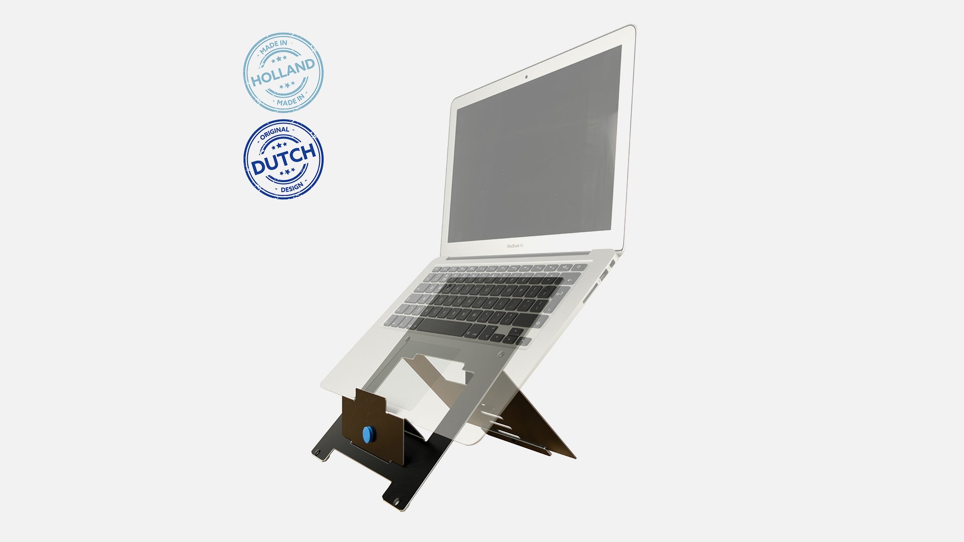 R-Go-Tools Ergonomic Laptop Stand, Aluminum Laptop Mount Black