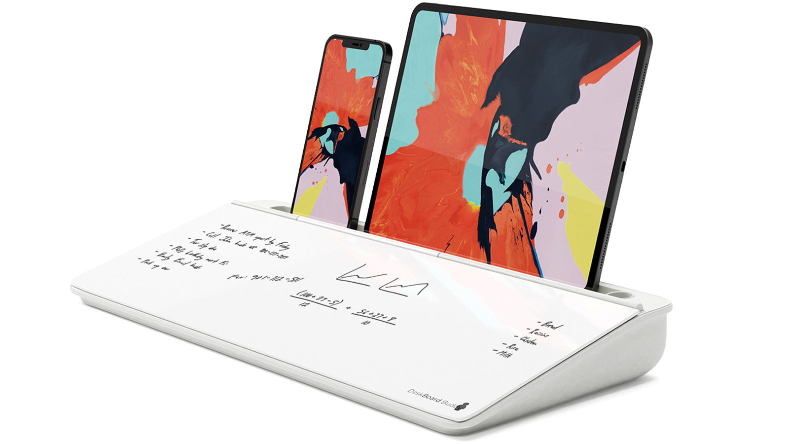 DeskBoard Buddy DeskBoardBuddy: Desktop Whiteboard White - No Calculator