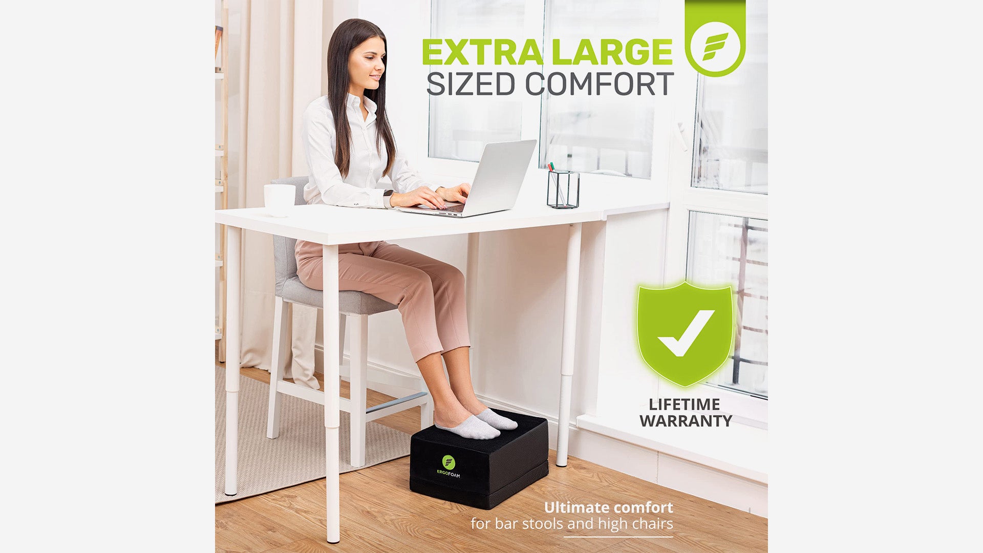 ErgoFoam XL Foot Rest for Stools and High Chairs