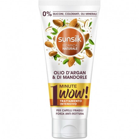 Sunsilk 1 minutt Wow Argan- og mandelolje for skjørt hår 180 ml