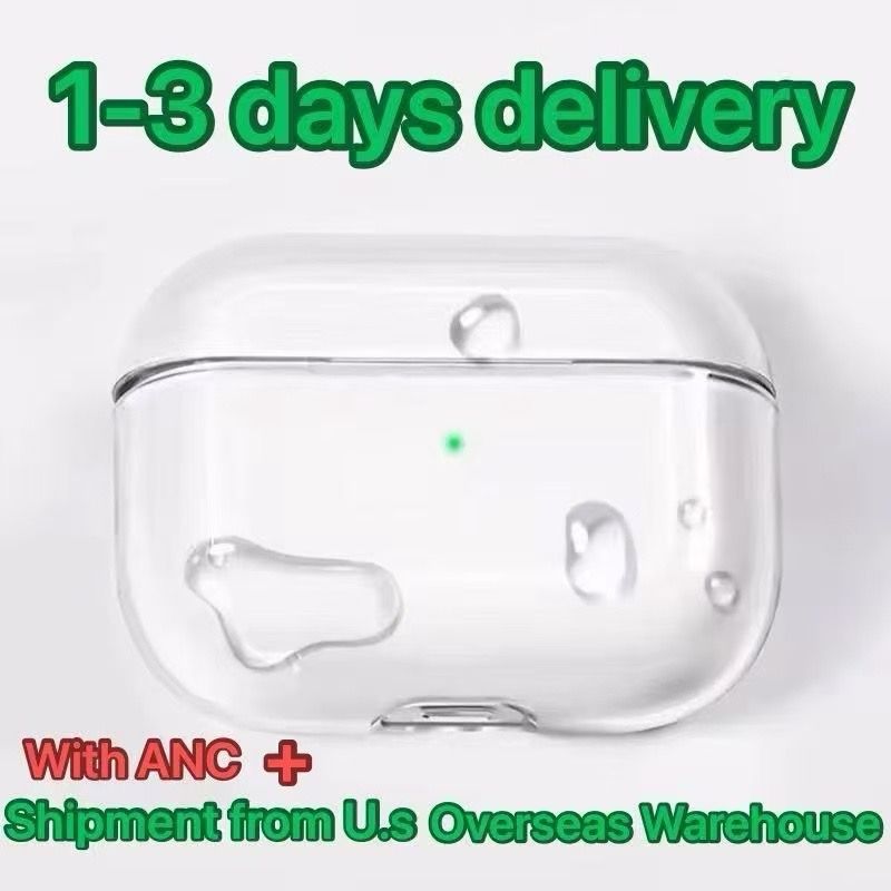 USA Stock For Apple Airpods Pro 2 3 Generation pro 2 airpod 4 Headphone Accessories Solid TPU Silicone Protective Earphone Wireless pa Charging Shoc