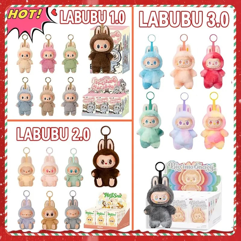 Hot Sale Anime Figure Labubu Have A Seat Series Vinyl Pendant Doll Model Toy Cute Monster Cartoon Character Dolls For Childrens Birthday Gift Blind